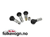 Ventil felg krom, set a 4stk