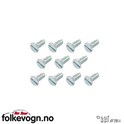 Skrue sett for bakre spenning list, 11 deler