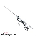 Antenne med buet base, forkrommet