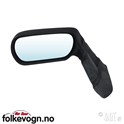 Sport speil 'Turbo', svart synthetic material, venstre