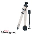 Rullebelte 3-punkt fram, Type-1, Type-2 + universal, Beige