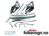 Eksosanlegg 911 free flow 60mm SSI
