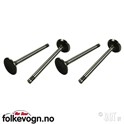 Innsugsventiler 33mm, 8mm guide, 1300cc singel inntak