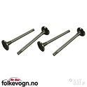 Eksosventil 30mm, 8mm guide, 1300cc singel inntak