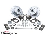 Skivebremsesett T-1 71-79 4x130, fram, 02/03, Wilwood/Empi