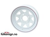 Felg White Spoke 5x15