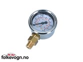 Bensintrykk manometer 0-1bar / 14,5psi, 1/8-NPT, Malpassi