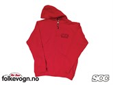 SCC Script Hoodie jakke - rød M