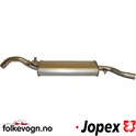 Bakre eksosanlegg, VW Golf II