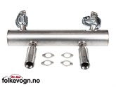 Eksosanlegg Performance Type-1 63-79 13-1600, u/forv. m/belg